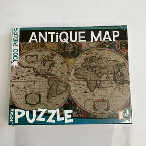 Go! Games Antique Map 1000-Piece Jigsaw Puzzle 29"x19" Factory Brand New Sealed